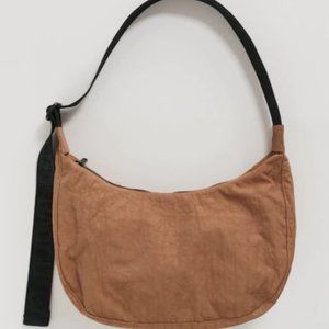 NWOT Baggu Medium Nylon Crescent Bag in Pinto